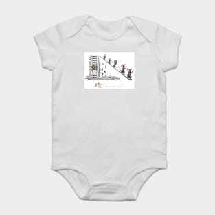 Rats Jump Sinking White House Ship Baby Bodysuit